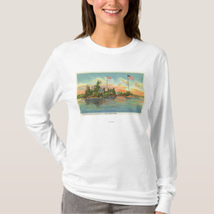 Ansicht von Zavikon Insel T-Shirt