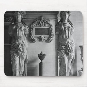 Ansicht von zwei Caryatids von den Caryatids Mousepad