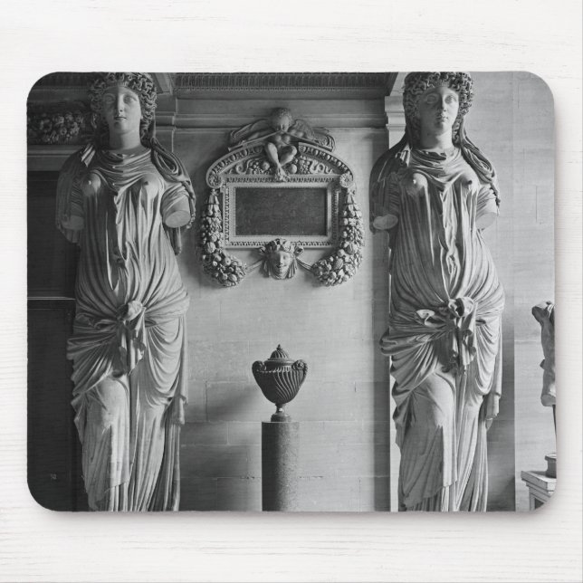 Ansicht von zwei Caryatids von den Caryatids Mousepad (Vorne)