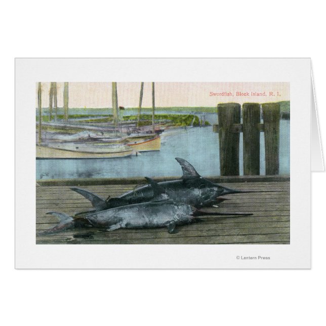 Ansicht von zwei Schwertfischen (Vorderseite (Horizontal))