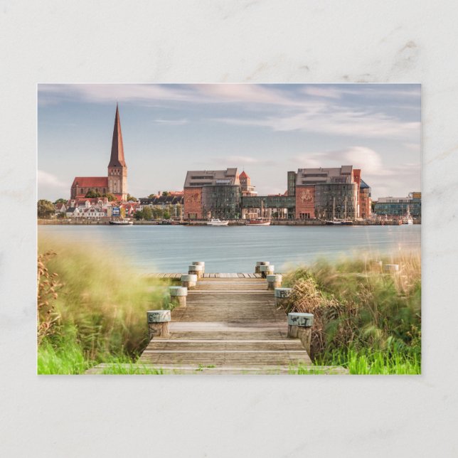 Ansicht zu Rostock Postkarte (Vorderseite)