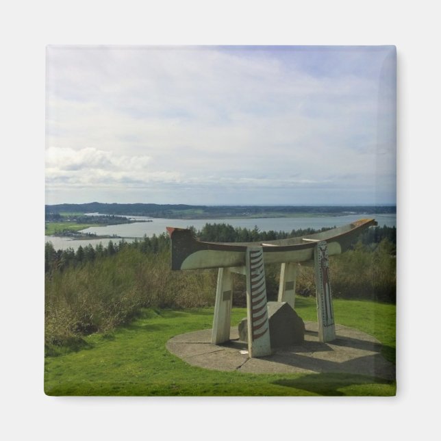 Ansichten aus der Astoria-Spalte, Oregon Magnet (Vorne)