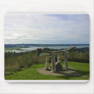 Ansichten aus der Astoria-Spalte, Oregon Mousepad