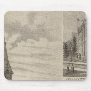 Ansichten der katholischen Kirchen in Minnesota Mousepad