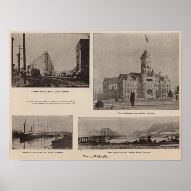 Ansichten in Washington Poster (Vorne)