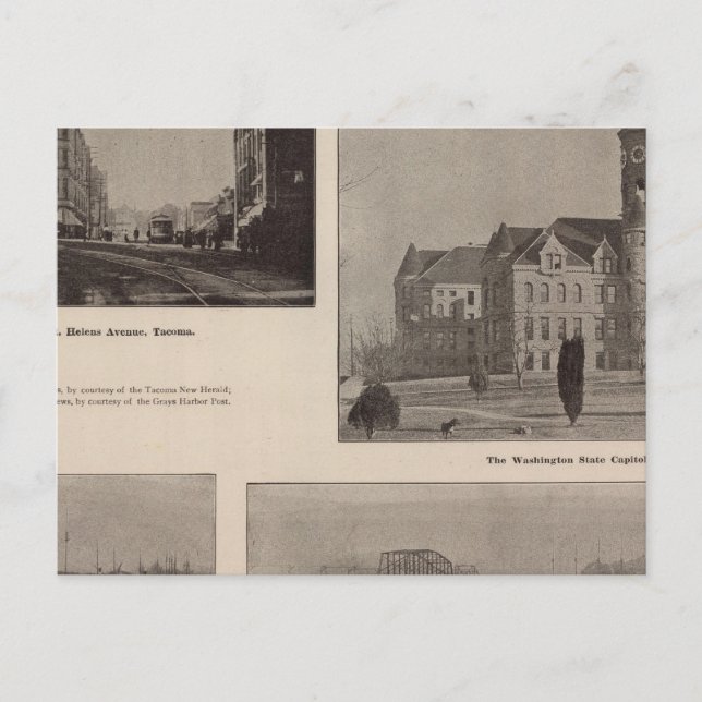 Ansichten in Washington Postkarte (Vorderseite)