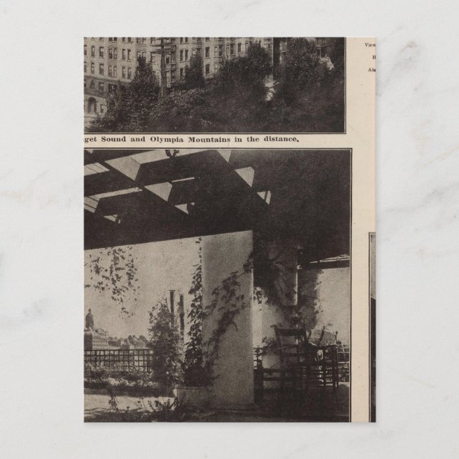 Ansichten, Seattle Postkarte (Vorderseite)