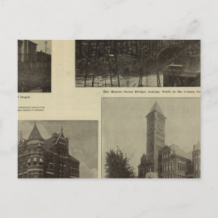 Ansichten, Spokanes Wohlstand Postkarte