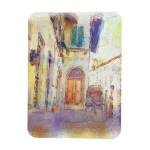 Ansichten von Florenz machten im künstlerischen Magnet