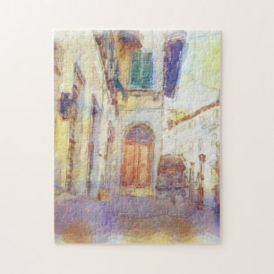 Ansichten von Florenz machten im künstlerischen Puzzle