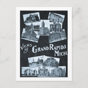 Ansichten von Grand Rapids Michigan Vintag Postkarte