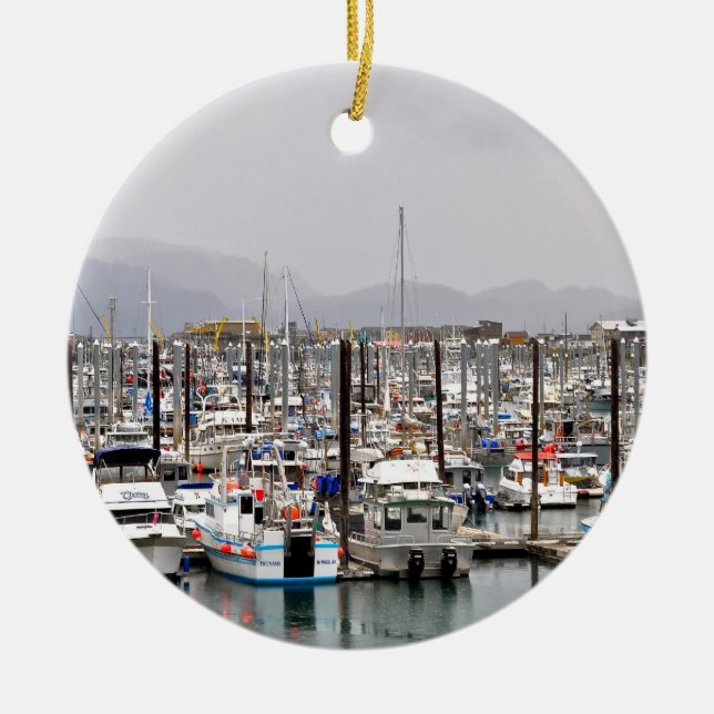 Ansichten von Homer Alaska Keramikornament (Vorne)