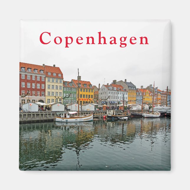 Ansichten von Kopenhagen. Nyhavn. S. 3. Magnet (Vorne)