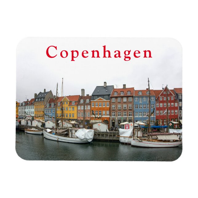 Ansichten von Kopenhagen. Nyhavn. S. 4. Magnet (Horizontal)