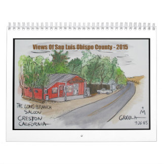Ansichten von San Luis Obispo County Kalender