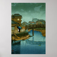 Ansichten von Tokaido Shinagawa Kawase Hasui