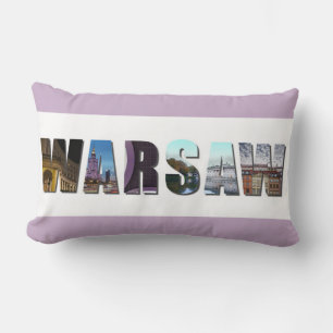 Ansichten von Warschau Polen Lendenkissen