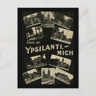Ansichten von Ypsilanti Michigan - Vintage Postkarte
