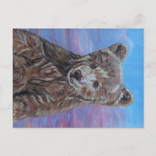 Ansichtkaart Beer. Postkarte (Vorderseite)