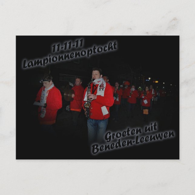 Ansichtkaart Lampionnenoptocht Postkarte (Vorderseite)