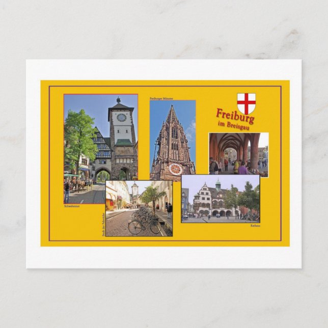 Ansichtskarte Freiburg im Breisgau Postkarte (Vorderseite)