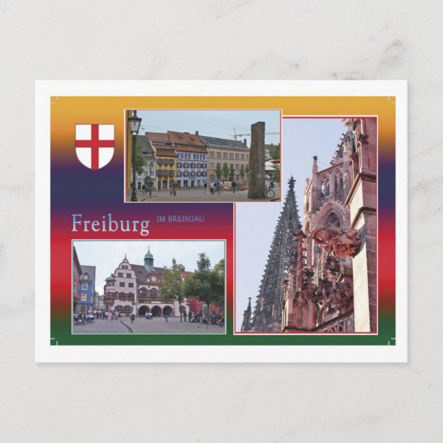 Ansichtskarte Freiburg Postkarte (Vorderseite)