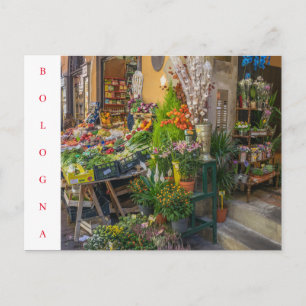 Ansichtskarte zum Bologna-Obst- und Gemüseladen Postkarte