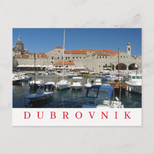 Ansichtskarte zum Hafen von Dubrovnik Postkarte