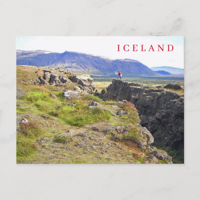 Ansichtskarte zum Island Mittelatlantik Postkarte (Vorderseite)