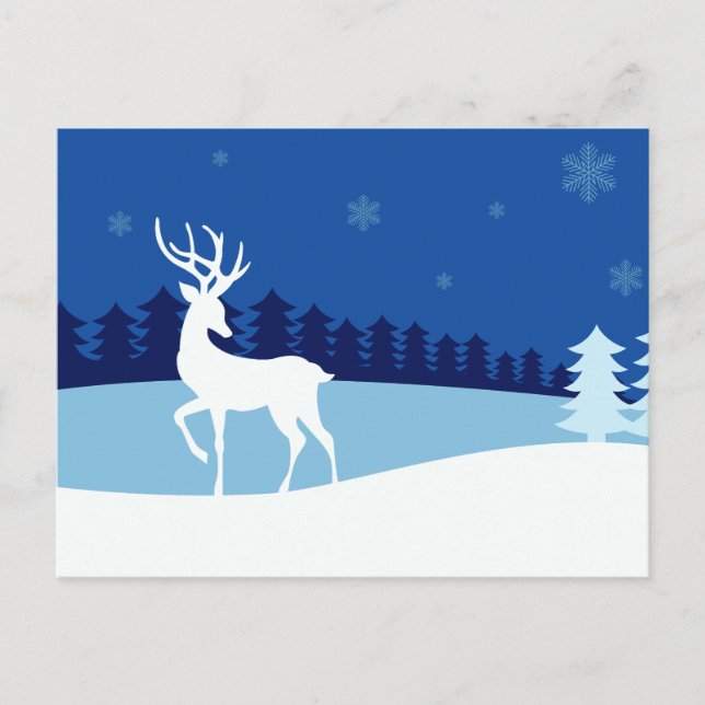 Ansichtskarte zur Reindezeichnung Postkarte (Vorderseite)