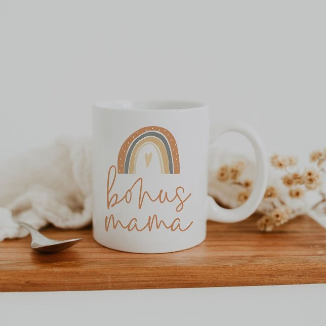 ANSLEY Boho Burnt Orange Rainbow Bonus Mama Kaffeetasse (Von Creator hochgeladen)