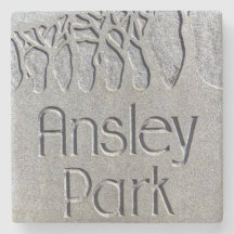 Ansley Park, Atlanta Marble Stone Untersetzer.