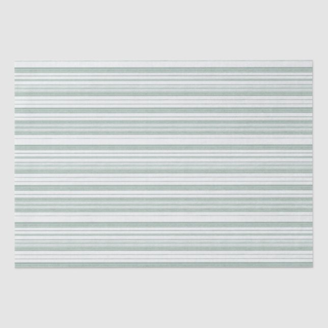 Anson Green Strip Wrapping Paper Seidenpapier (Vorderseite)