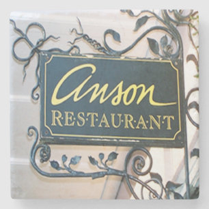 Anson Restaurant Charleston, SC. Steinuntersetzer