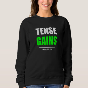 Anspannung Gewinne Fitnessstudio Fitness Workout B Sweatshirt