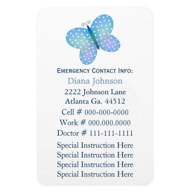 Ansprechpartner: Babysitter Premium Magnet (Vertikal)