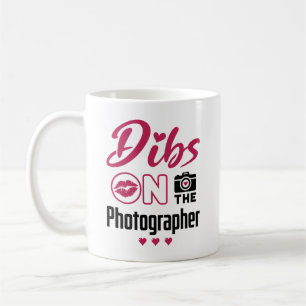Anspruch auf den Fotografen Kaffeetasse