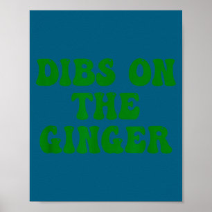 Anspruch auf den Ingwer St. Patricks Tag irische R Poster