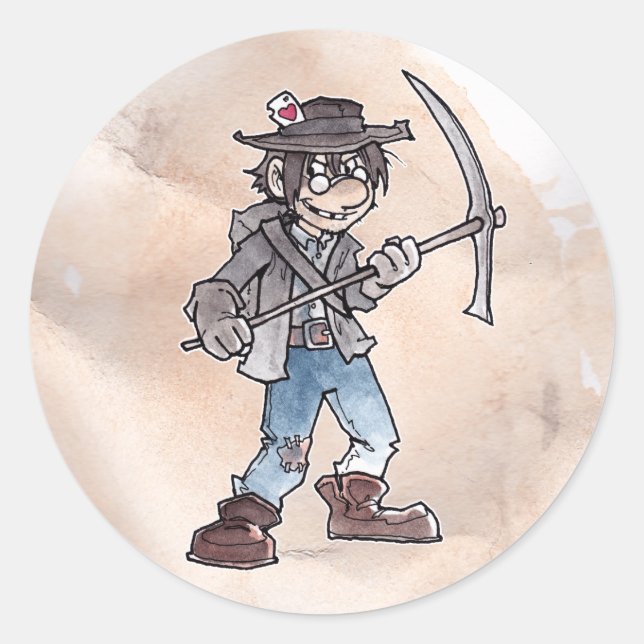 Anspruchsjumper Runder Aufkleber (Vorderseite)