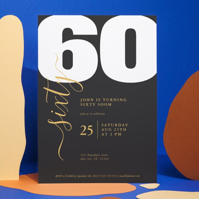 Anspruchsvolle Goldkalligraphie - Einladungen zum  (Von Creator hochgeladen)