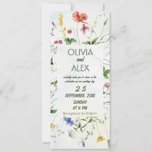 Anspruchsvolle Hochzeitsszenarien Einladung