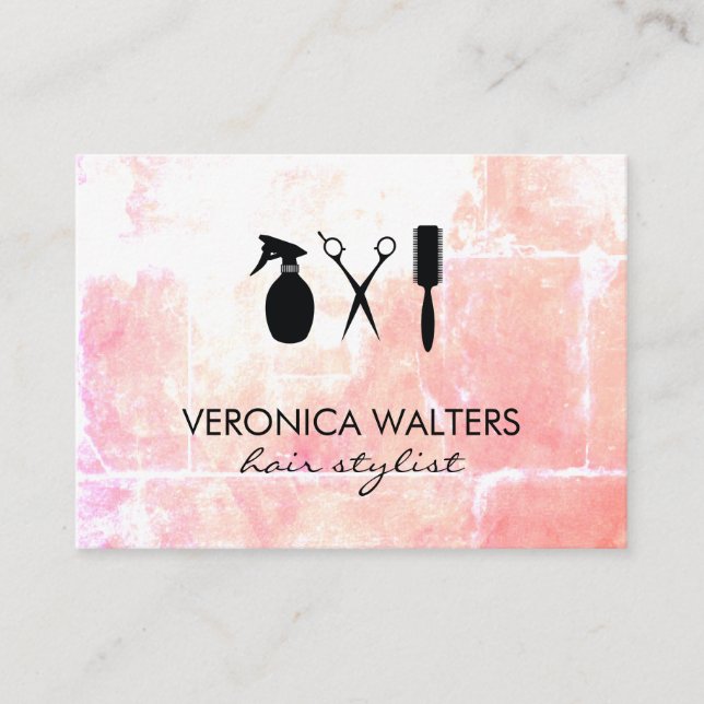 Anspruchsvolle künstlerische Grungy Loyalität Treuekarte (Vorderseite)