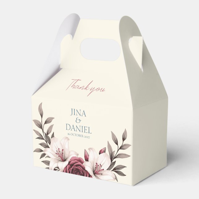 Anspruchsvolle Micro-Hochzeitssuite Geschenkschachtel (Vorderseite)