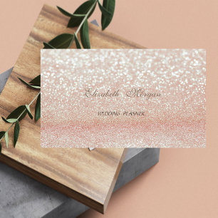 Anspruchsvolle moderne Schlichte Glittery Bokeh Visitenkarte