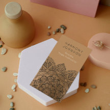 Anspruchsvoller Black on Gold Mandala Yoga