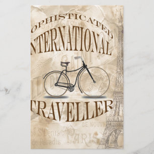 Anspruchsvoller internationaler Reisender Briefpapier