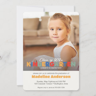 Anspruchsvoller Kindergarten Abschluss Einladung