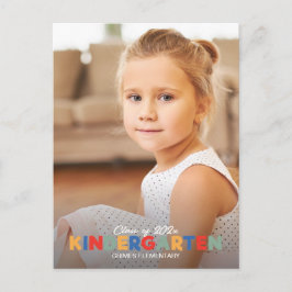 Anspruchsvoller Kindergarten Abschluss Einladung Postkarte