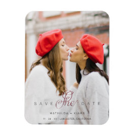 Anspruchsvolles Custom Foto Couple Lesbian Gay Magnet