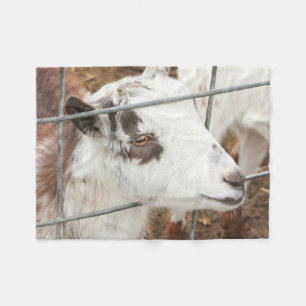 Anstarren der Ziege Fleecedecke